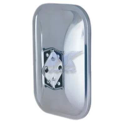 RH075 – K-SOURCE Exterior Mirror, Aftermarket Replacement Single Chrome Manual Non-Foldaway Without Heated Mirrors Wi...